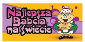 Akcesoria do bram - Tabliczka NAJLEPSZA BABCIA NA ŚWIECIE - miniaturka - grafika 1