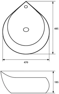 Lavita Ibiza 47 Z2033 - Umywalki - miniaturka - grafika 3