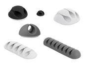 Maskownice do kabli - Delock ORGANIZER KABLI - UCHWYT MULTIKOLOR 6 SZTUK RÓŻNE ROZMIARY - miniaturka - grafika 1