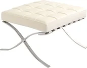 Fotele - King Home Podnóżek Barcelon Prestige biały 5900168808119 - miniaturka - grafika 1