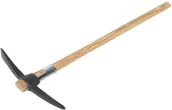 Łopaty i widły - LUX-TOOLS LUX Kilof 1,5 kg z trzonkiem 90 cm - miniaturka - grafika 1