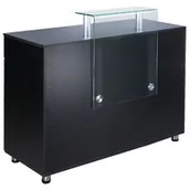Inne meble biurowe - Beauty System Biurko do recepcji BD-3307 Czarne BD-3307 CZARNE - miniaturka - grafika 1