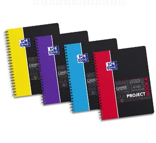 OXFORD Kołozeszyt A4, 200k, kratka, - Notesy i bloczki - miniaturka - grafika 2