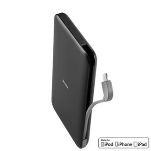 ACME Europe Europe power bank z kablem Lightning PB20 10000 mAh czarny - Powerbanki - miniaturka - grafika 2