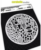 Scrapbooking - Carabelle Studios MARO60006 Carabelle Studio Art Mask szablon, okrągły, Fiesta firmy Kate Crane do tworzenia wzorzystych tła i tworzenia dzieł sztuki i projektów rękodzielniczych - miniaturka - grafika 1