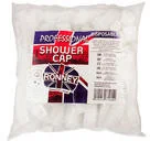 Kosmetyczne akcesoria jednorazowe - Ronney Ronney Jednorazowe czepki foliowe pod prysznic 100 sztuk w opakowaniu - miniaturka - grafika 1