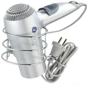 Koszyki łazienkowe - Wenko Uchwyt na suszarkę do włosów Classic, 13,5x10,5x11 cm - miniaturka - grafika 1