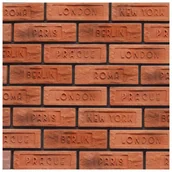 Płytki klinkierowe - MAXSTONE Kamień dekoracyjny Turmalin czerwony miasta 0.20m2 Maxstone - miniaturka - grafika 1