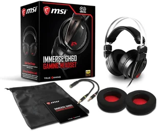 MSI Immerse GH60 czarne - Słuchawki - miniaturka - grafika 4