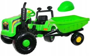 Polski Traktor Traktorek na pedały Przyczepa +kask - Jeździki dla dzieci - miniaturka - grafika 16