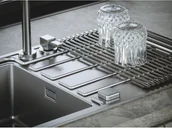 Zlewozmywaki - Alveus Rando 30 Zlewozmywak stalowy jednokomorowy 79x50 cm satynowy 1131209 - miniaturka - grafika 1