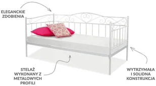 Signal Łóżko Birma BIRMAB - Łóżka - miniaturka - grafika 7
