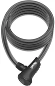 Zabezpieczenia do roweru - Onguard Zapięcie rowerowe NEON 8162 Linka - 12mm 180cm - uchwyt + 2 x klucze z kodem czarne 3446460 - miniaturka - grafika 1