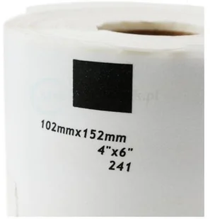 Brother strefadrukarek.pl Zestaw etykiet DK-11241 10 sztuk + uchwyt 102mm x 152mm - zamiennik | OSZCZĘDZAJ DO 80% - ZADZWOŃ! 730811399 PROMOCJA! SET-10-BU-DK-11241 - Etykiety do drukarek - miniaturka - grafika 5