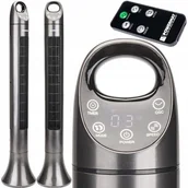 Wentylatory - Wentylator Kolumnowy Wiatrak Oscylacja 90° 80W Led - miniaturka - grafika 1