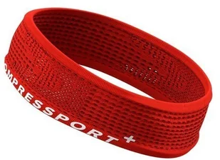 Compressport opaska na głowę THIN HEADBAND ON/OFF V3 czerwona - Czapki i chusty sportowe męskie - miniaturka - grafika 6