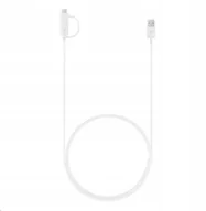 Kable USB - Samsung Kabel Usb 2.0-micro Usb Usb-c Typ 2w1 Whit - miniaturka - grafika 1
