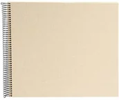 Albumy fotograficzne - goldbuch Goldbuch album spiralny z wycięciem na zdjęcie, Bella Vista, cm, 40 czarnych stron, len, Coffee Bronze,, 35x30 cm - miniaturka - grafika 1