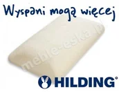 Poduszki - Hilding Materace Poduszka Visco Standard , Pokrowiec , Medicott Velur - miniaturka - grafika 1