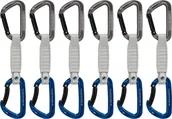 Sprzęt wspinaczkowy - Mammut Workhorse Keylock Quickdraws 12cm 6-Pack, szary/niebieski 2022 Ekspresy wspinaczkowe 2040-02571-33275-74 - miniaturka - grafika 1
