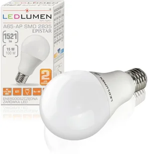 LEDlumen Żarówka LED CCD NW A65-AP, E27, 15 W, barwa biała neutralna - Żarówki LED - miniaturka - grafika 6