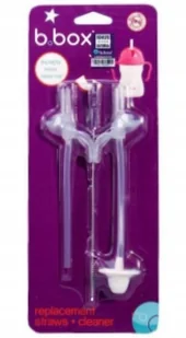 B.Box WYMIENNE SŁOMKI do kubeczka niekapka ze szczoteczką do czyszczenia BB00325 - Akcesoria do karmienia - miniaturka - grafika 4
