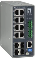 Switche - LevelOne IGP-1271 - switch - 12 ports - Managed - miniaturka - grafika 1