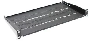 KaTLINK Półka KATLINK 19" 1U 250 mm RAL 9005 SPKLOKEL0050 - Kable miedziane - miniaturka - grafika 2