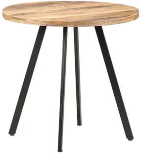 vidaXL Stół jadalniany, 80 cm, surowe drewno mango 320483 - Stoły - miniaturka - grafika 6