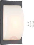 Lampy ogrodowe - LCD Kinkiet zewnętrzny LED 069LEDSEN grafit - miniaturka - grafika 1