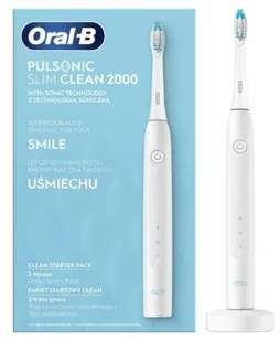 Oral-B Pulsonic Slim Clean 2000 Biały - Szczoteczki elektryczne Oral-B Pulsonic Slim Clean 2000 Biały - Szczoteczki elektryczne - miniaturka - grafika 2