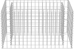 vidaXL Donica gabionowa z galwanizowanej stali, 90 x 50 x 50 cm - Donice - miniaturka - grafika 3