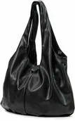 Torby i organizery dla mam - Elodie Details Torba dla mamy - Draped Tote Black - miniaturka - grafika 1