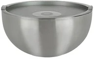 Akcesoria i części AGD - GSW 552301 miski termiczne ze stali szlachetnej z pokrywką z tworzywa sztucznego, srebrne, 30 cm, 2 szt. 552301 - miniaturka - grafika 1