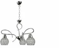 Lampy sufitowe - Krislamp Stella KR 375-3PL Lampa wisząca zwis oprawa 3x60W E27 satyna - miniaturka - grafika 1