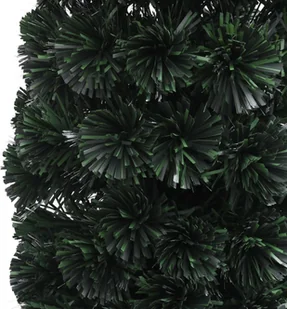 vidaXL Sztuczna wąska choinka ze stojakiem 240 cm włókno optyczne 328447 - Choinki - miniaturka - grafika 6