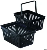 Kosze na śmieci - Durable SHOPPING BASKET 19, koszyk na zakupy, czarny 1801565060 - miniaturka - grafika 1
