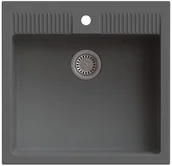 Zlewozmywaki - AXIS GROUP Zlew Antiga 1-komorowy moonlight grey - miniaturka - grafika 1