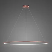 Lampy sufitowe - Altavola Design Lampa wisząca Nowoczesna lampa sufitowa ledowa do sypialni Altavola NO.1 okręgi LED LA073/P_150_in_4k_rose_gold_dimm LA073/P_150_in_4k_rose_gold_dimm - miniaturka - grafika 1