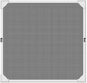Moskitiery - Schellenberg Moskitiera okienna przeciw owadom Magnetic z magnetyczną ramką, biały (50747) - miniaturka - grafika 1
