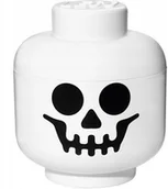 Pojemniki na zabawki - Lego Pojemnik Głowa Duża L Szkielet Na Klocki - miniaturka - grafika 1