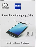 Akcesoria do MP3 - Zeiss Chusteczki do czyszczenia ZEISS 000000  0606  209 smartfona, 180 sztuk białe 000000-0606-209 - miniaturka - grafika 1