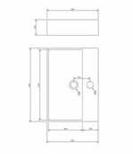 Umywalki - Omnires Garland Umywalka nablatowa lub wisząca 60x43 cm biały połysk GARLAND600BP - miniaturka - grafika 1