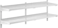 Meble gastronomiczne - Royal Catering Półka wisząca - 160 cm - 2 blaty - RCWR-1600.4 RCWR-1600.4 - miniaturka - grafika 1