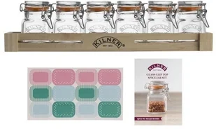 Kilner Zestaw słoiczków do przypraw w skrzynce 0025.807 - Pojemniki kuchenne - miniaturka - grafika 4