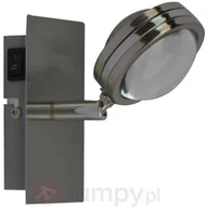 Lampy ścienne - Kinkiet LED Pablos ze szklaną soczewką - miniaturka - grafika 1