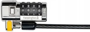Kensington Blokada do laptopów ClickSafe, czarno-szara ACKK64697EU - Zabezpieczenia do laptopów - miniaturka - grafika 2