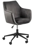 Fotele i krzesła biurowe - Actona shumee fotel biurowy NORA ciemnoszary - miniaturka - grafika 1