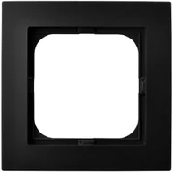 Klawisze i ramki - Ospel Ramka pojedyncza As czarna R-1G/33 - miniaturka - grafika 1