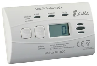 Kidde Czujnik czadu z wbudowaną baterią 10LLDCO - Czujniki czadu, dymu, gazu - miniaturka - grafika 12